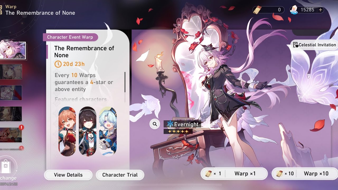 Honkai: Star Rail gacha Evernight Lose Rate