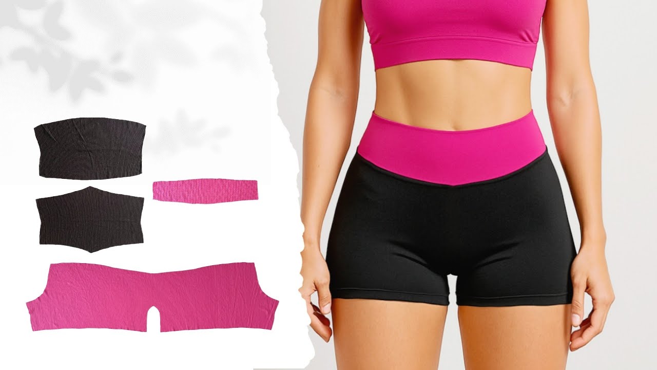 Sewing a Sport shorts, Step by Step 