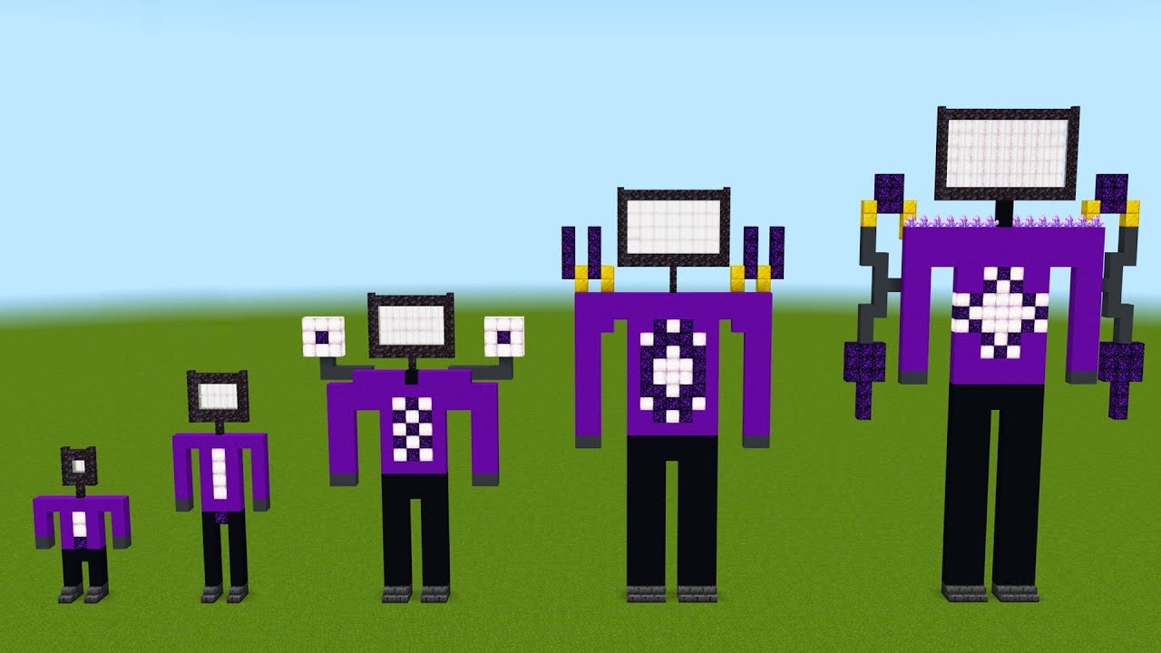 Tv Man Evolution in Minecraft PE