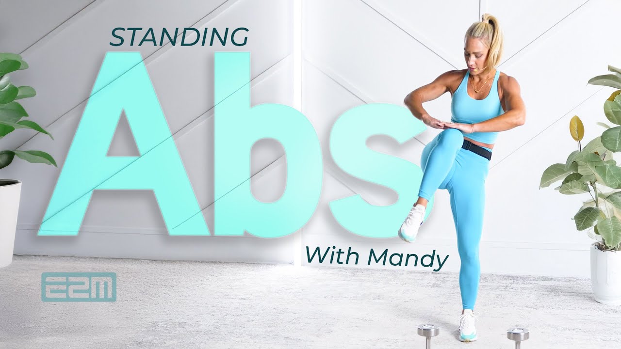 10-Minute Standing Abs Workout at Home | No Floor Needed! | E2M Fitness with Coach Mandy