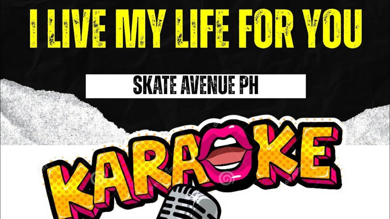 I LIVE MY LIFE FOR YOU ROCK VERSION SKATE AVENUE PH KARAOKE #trending #poppunk #opm #lyrics 