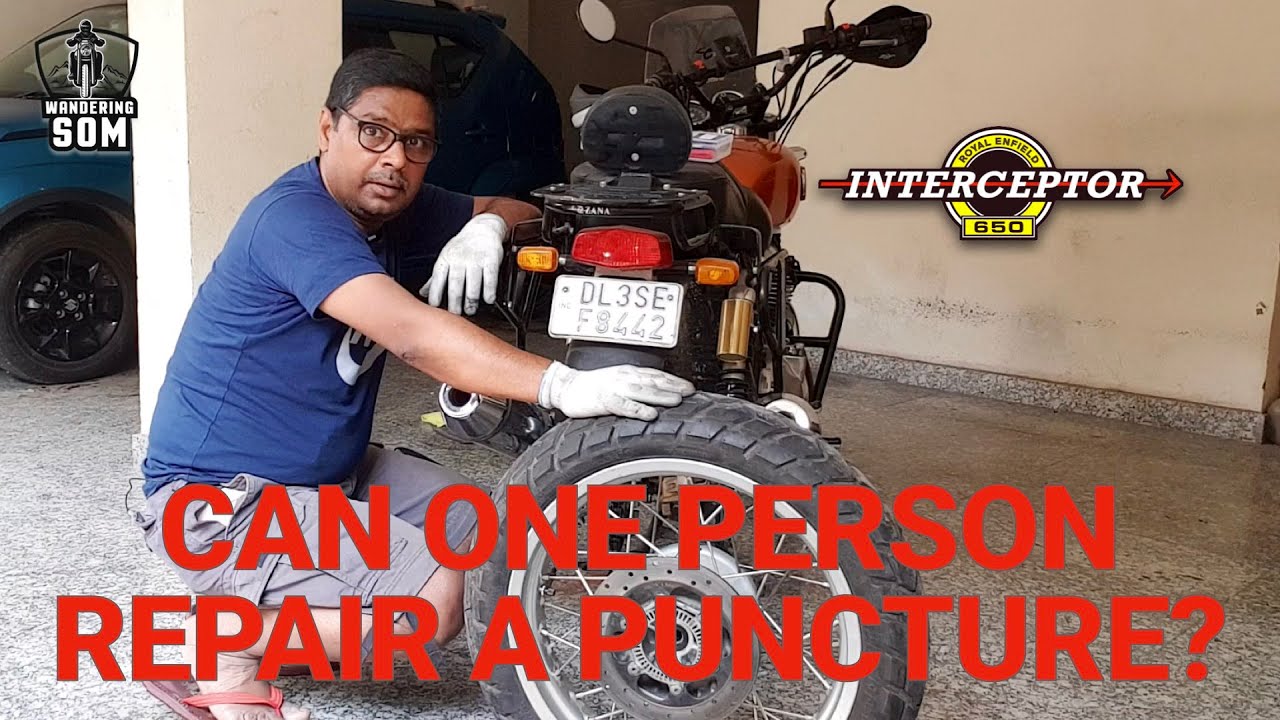 CAN 1 PERSON REPAIR A PUNCTURE? IMPORTANCE OF TUBELESS CONVERSION | Mandatory Modication