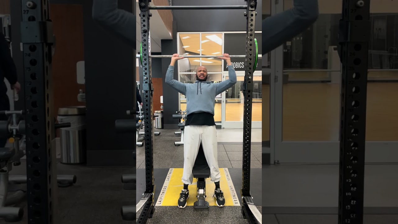 Shoulder press. Sitting & standing press