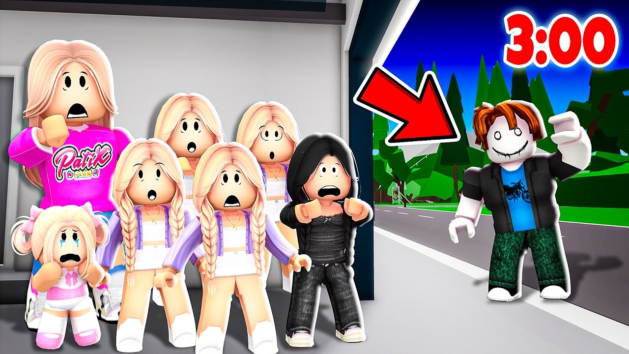 STRASZNY BACON ŚLEDZI NAS o 3:00 w NOCY na BROOKHAVEN w ROBLOX!