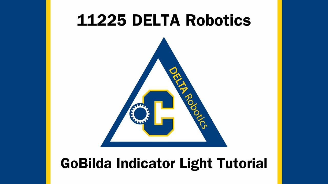 GoBilda Indicator Light Tutorial