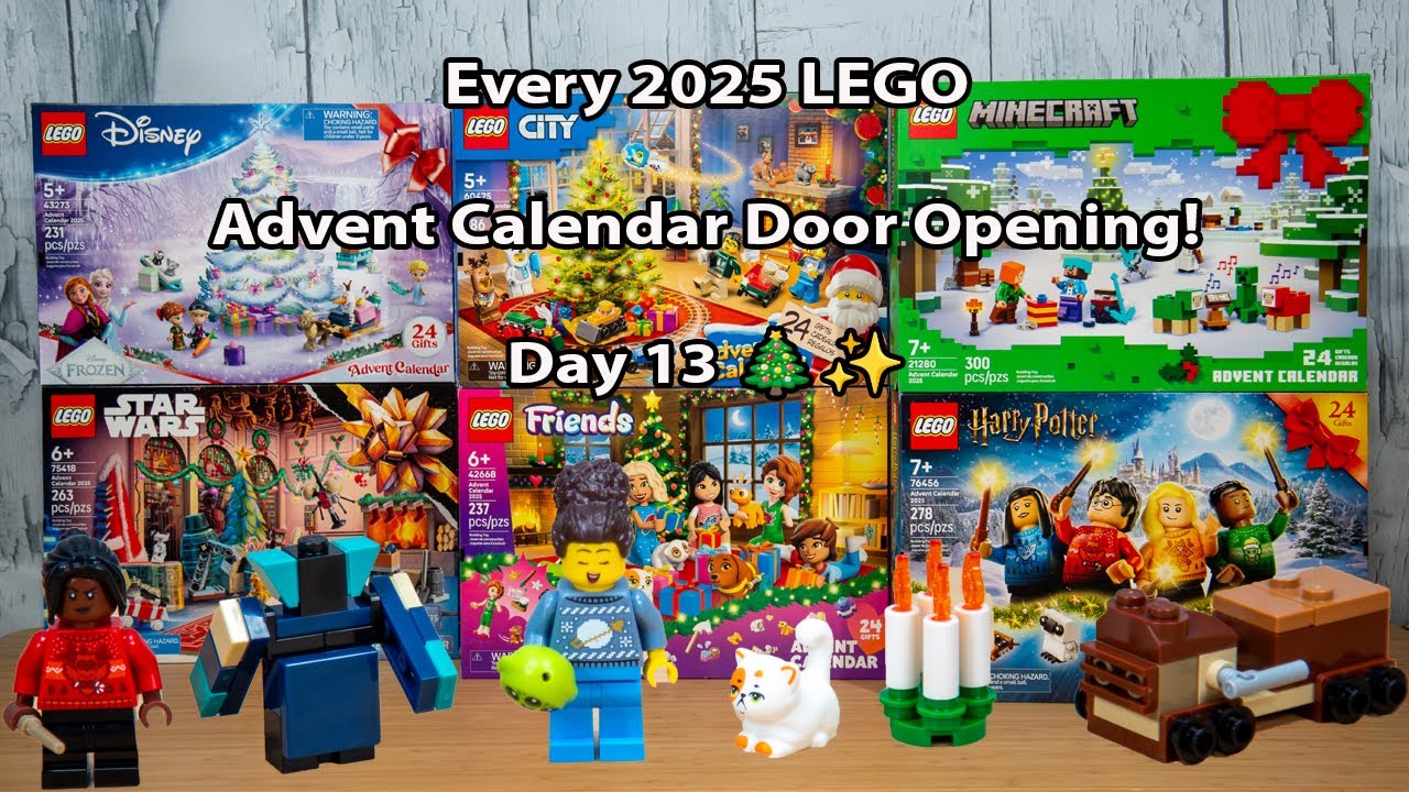 Every 2025 LEGO Advent Calendar Door Opening - Day 13!
