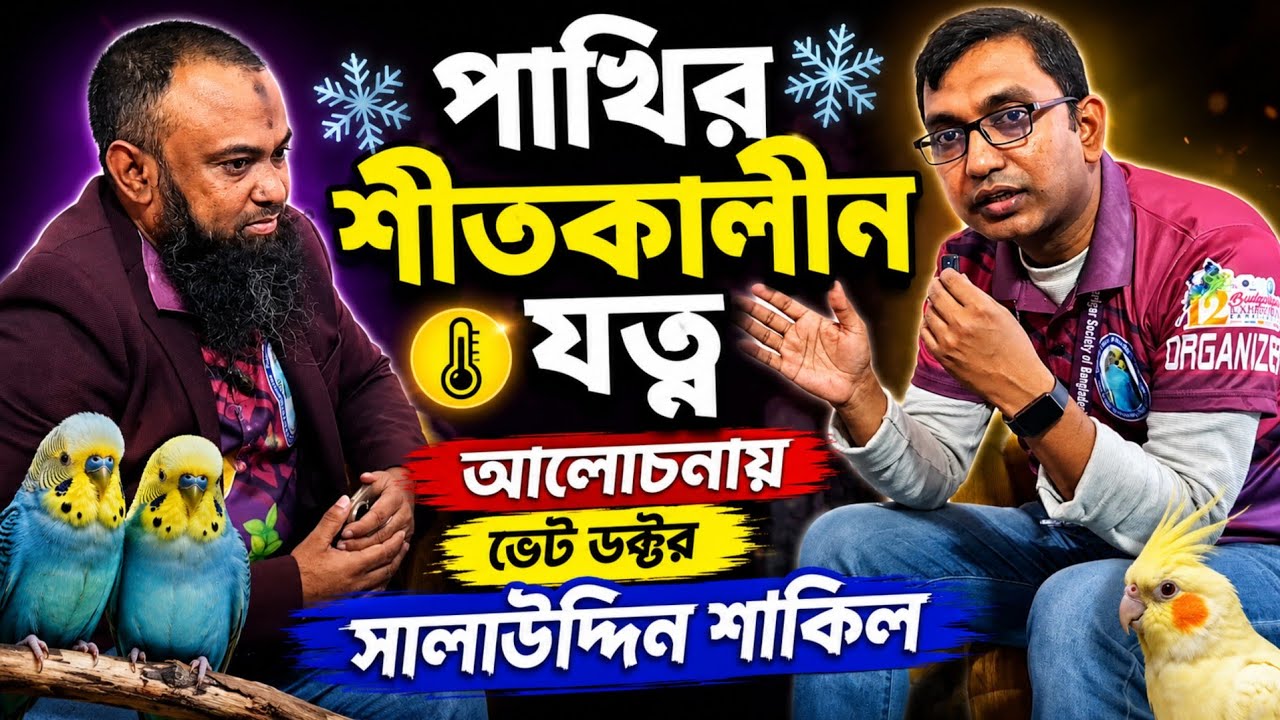 ভেট ডাক্তারের কাছে শুনুন পাখির শীতকালীন যত্ন | Birds Winter Care by Vet Doctor
