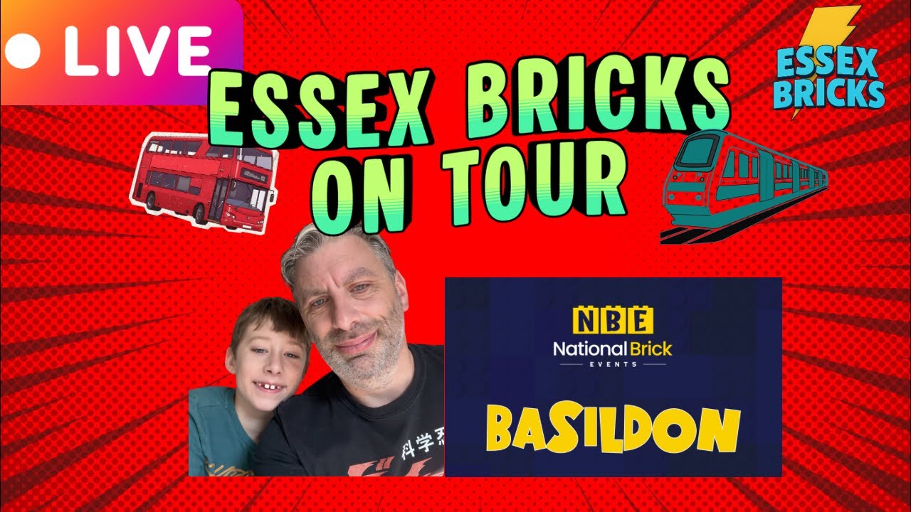 LIVE from Basildon National Brick Event (NBE) 2026 | LEGO MOCs, Stalls & Displays