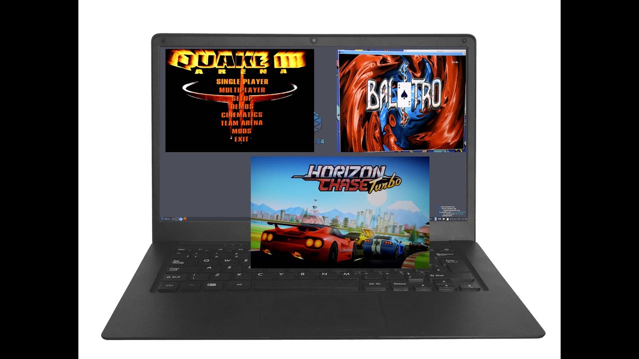 Pinebook Pro playing X86 Windows Games