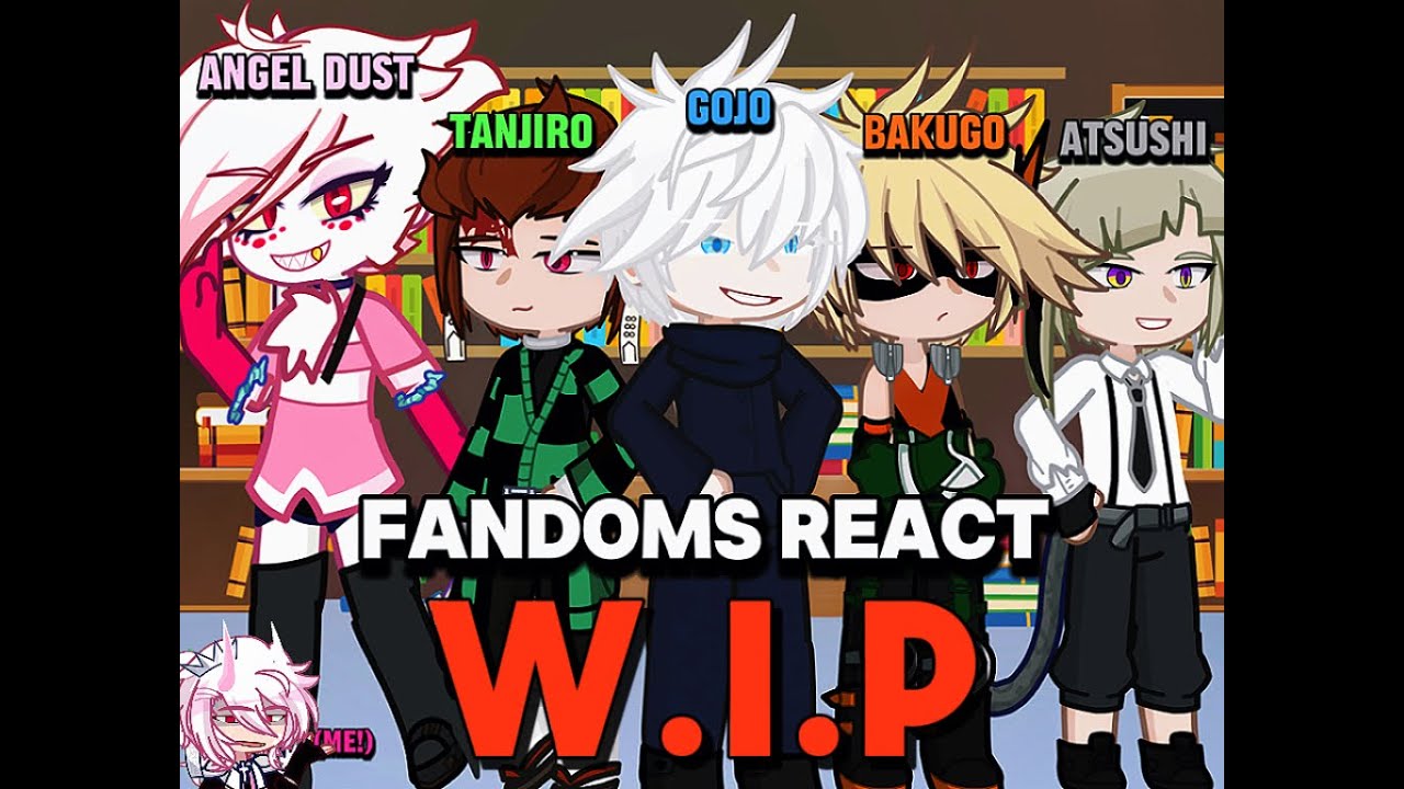 Fandoms React To Each Other [[Part 1: Angel Dust]] W.I.P