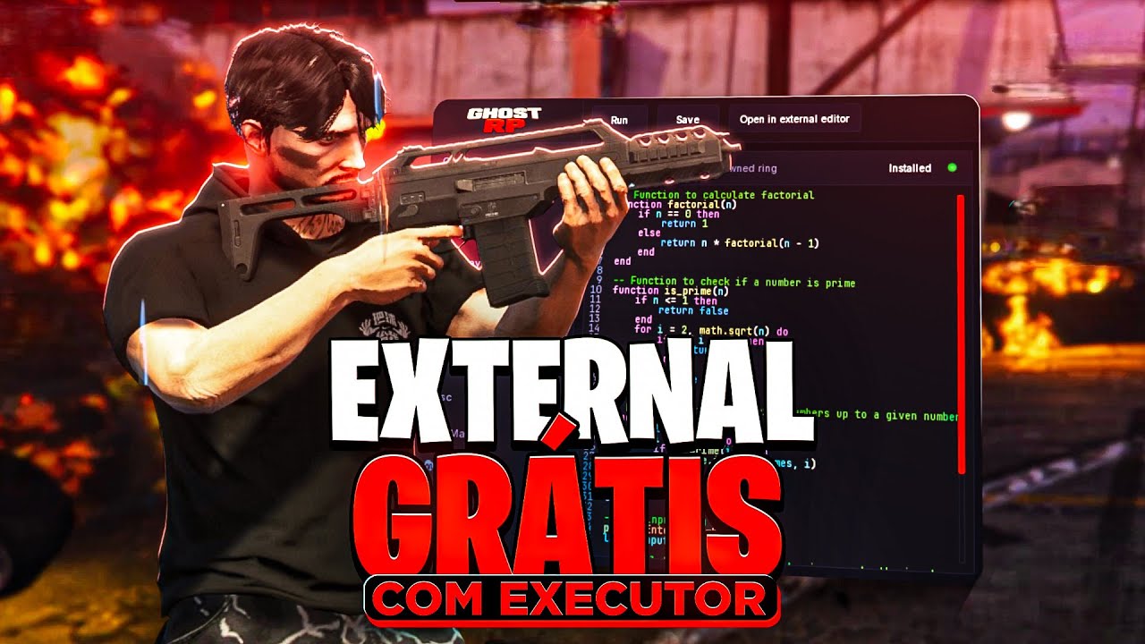 NOVO MOD MENU GRATIS! + EXECUTOR INCLUSO  (GTA RP)