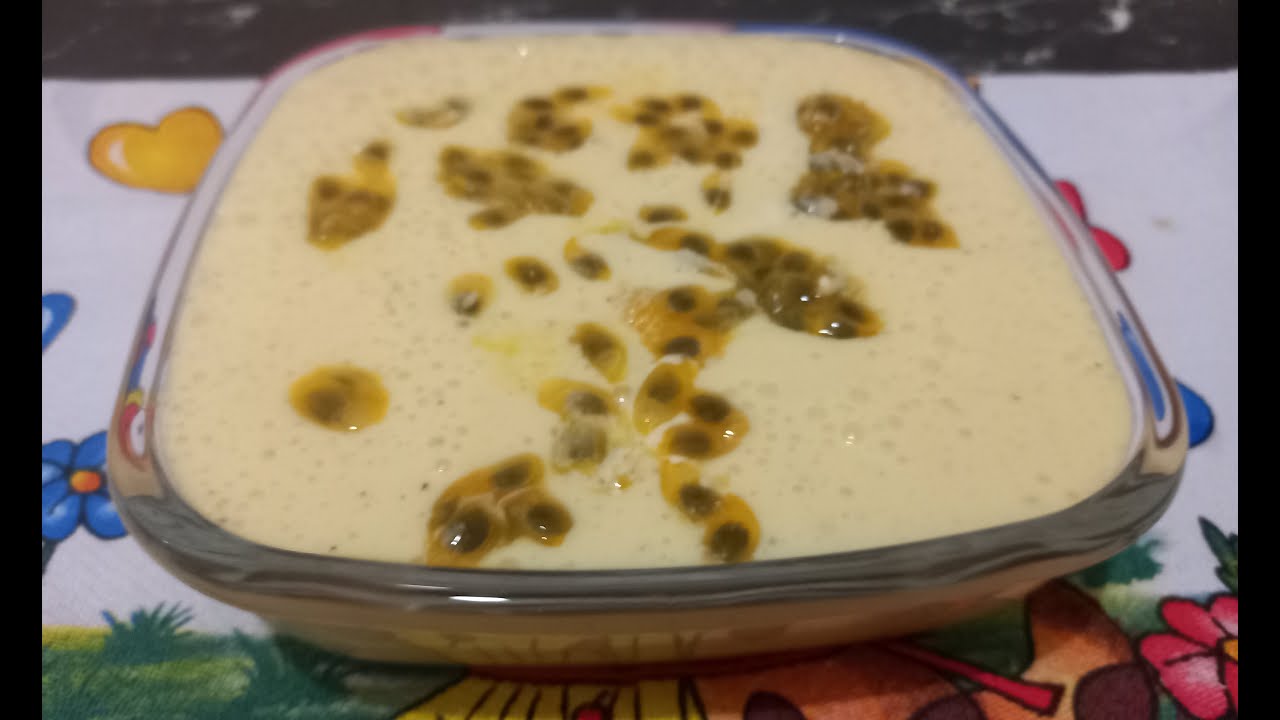 Uma Deliciosa  Refrescante Mousse de Maracujá #moussedemaracuja #mousse #passionfruitcream #maracuja