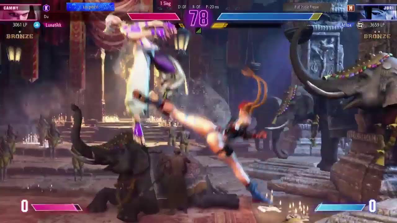 Street Fighter 6 Gameplay Ranked Ken / Cammy and Chun Li