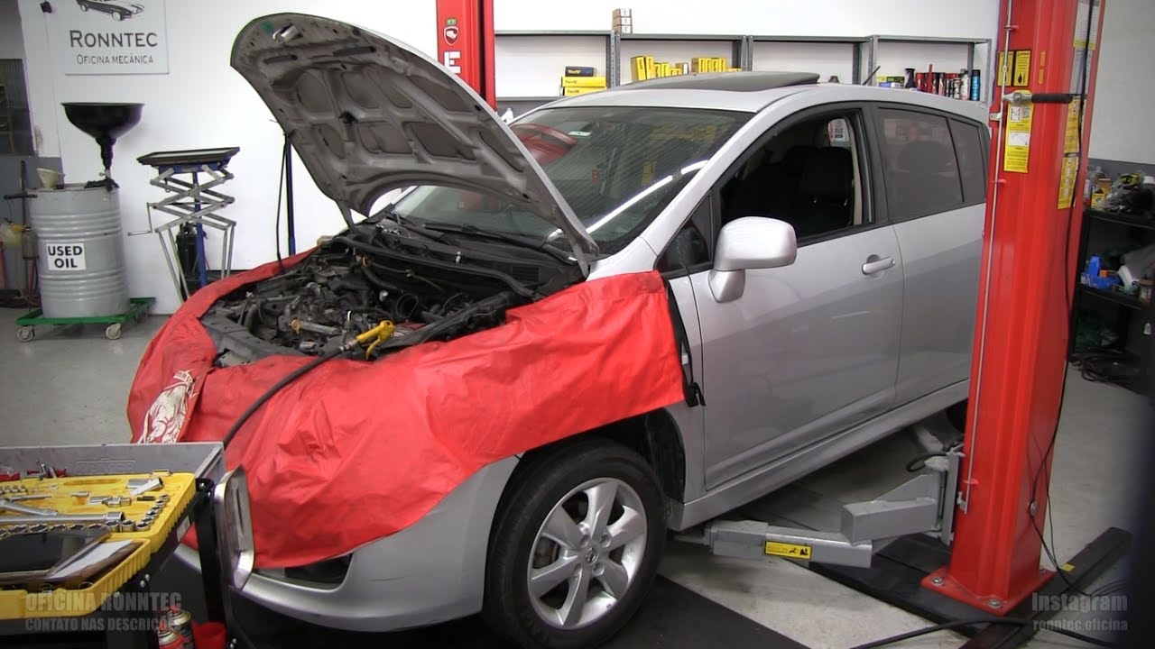 Nissan Tiida 1.8 2013 60 mil km - Revisão Básica no Motor