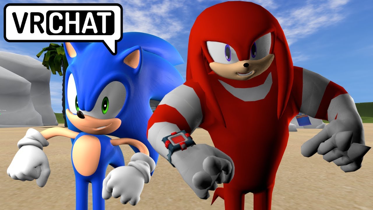 SONIC MEETS BOOM KNUCKLES IN VR CHAT!