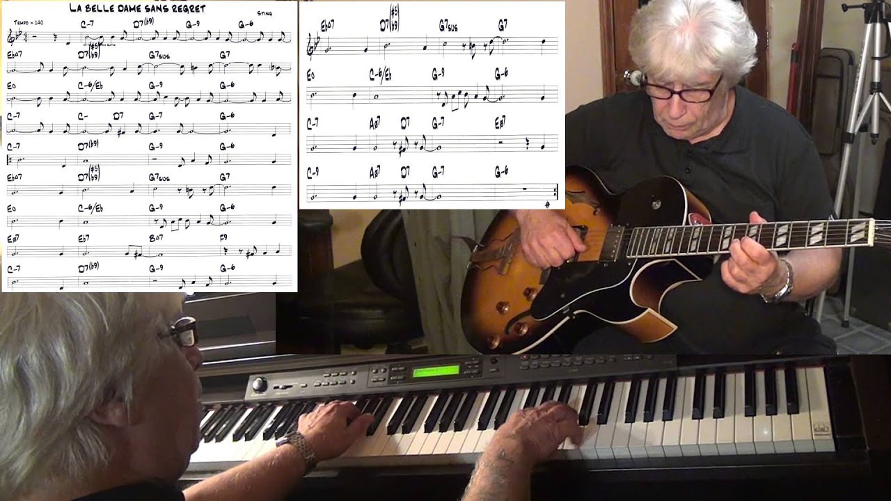 La belle Dame sans regrets - guitar & piano latin jazz bossa cover ( Sting ) Yvan Jacques