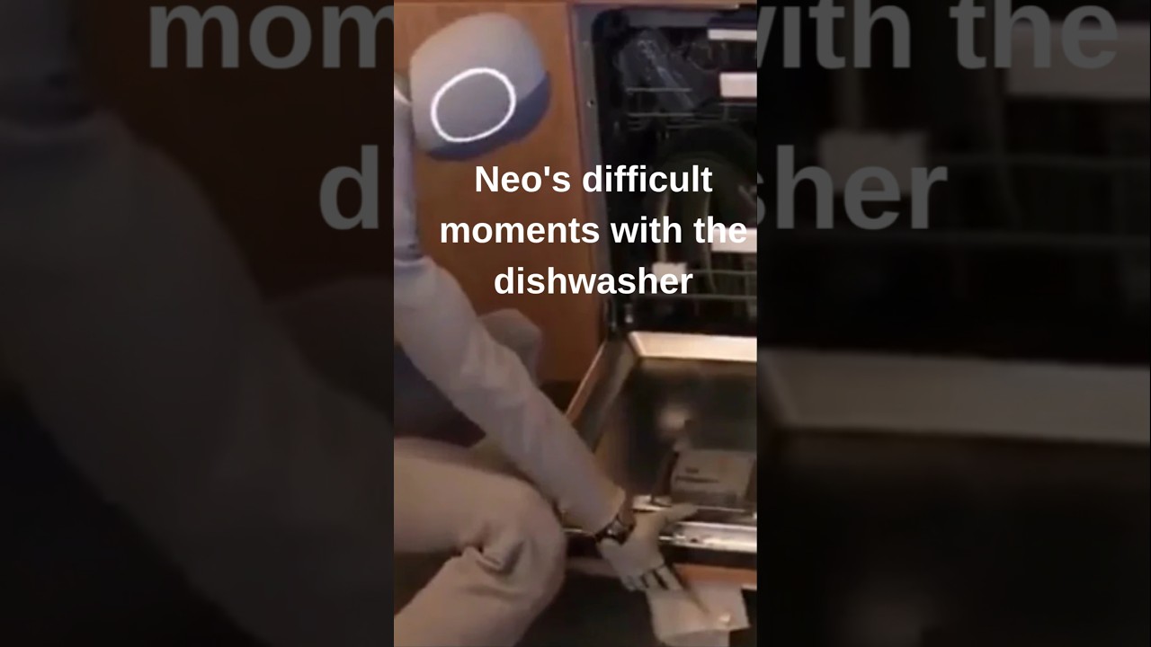 🤖Neo's difficult moments with the dishwasher🤖