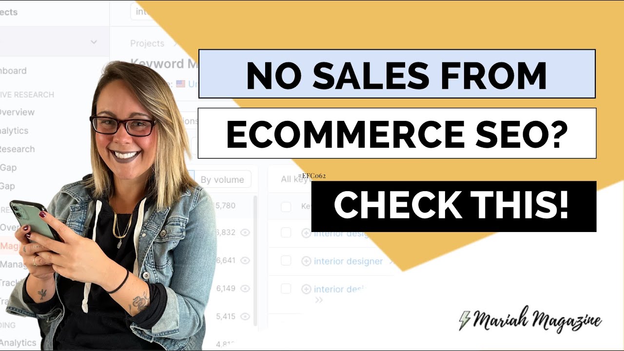 eCommerce SEO: No Sales or Conversions from SEO traffic? Check this!