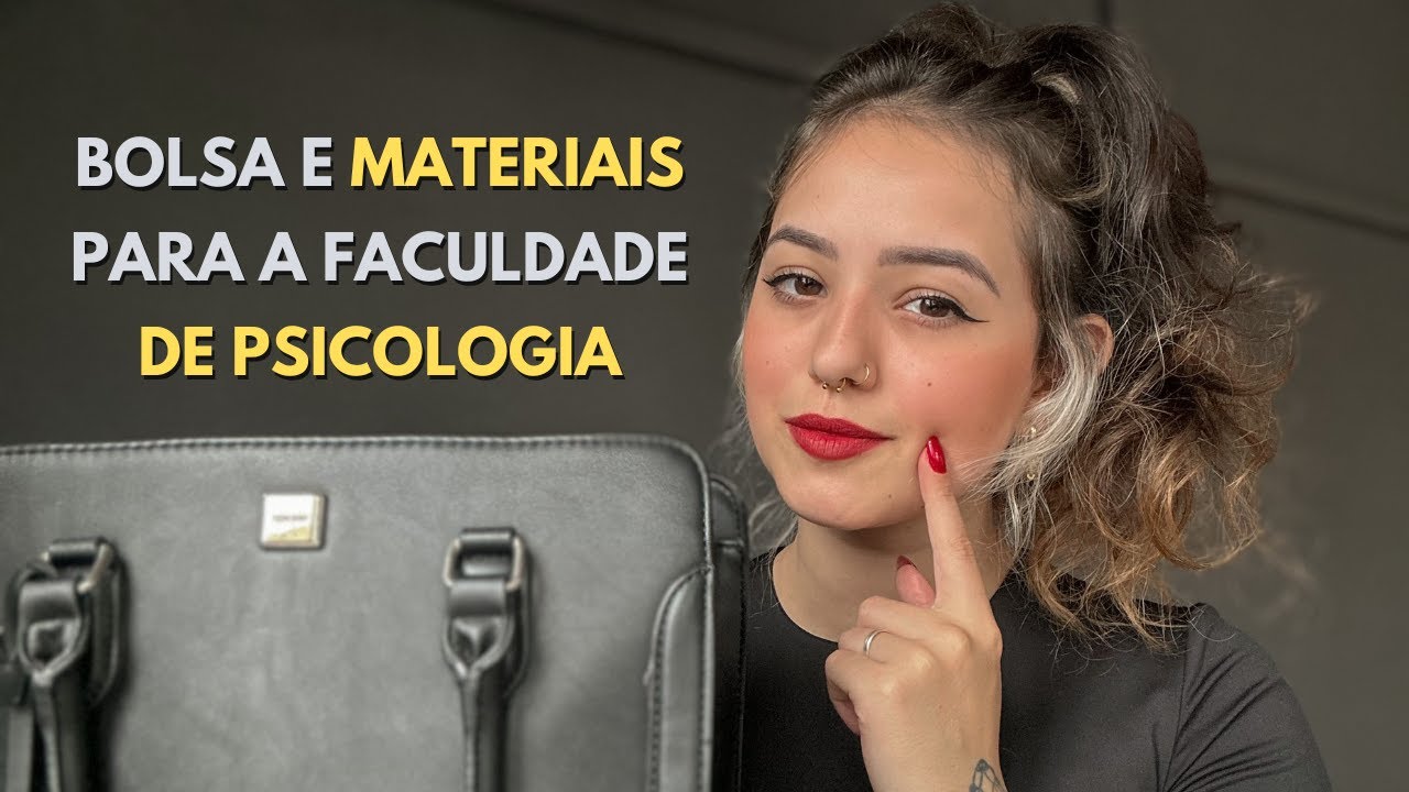 QUAIS MATERIAIS EU LEVO PARA A FACULDADE DE PSICOLOGIA? O que comprar para o início da faculdade!