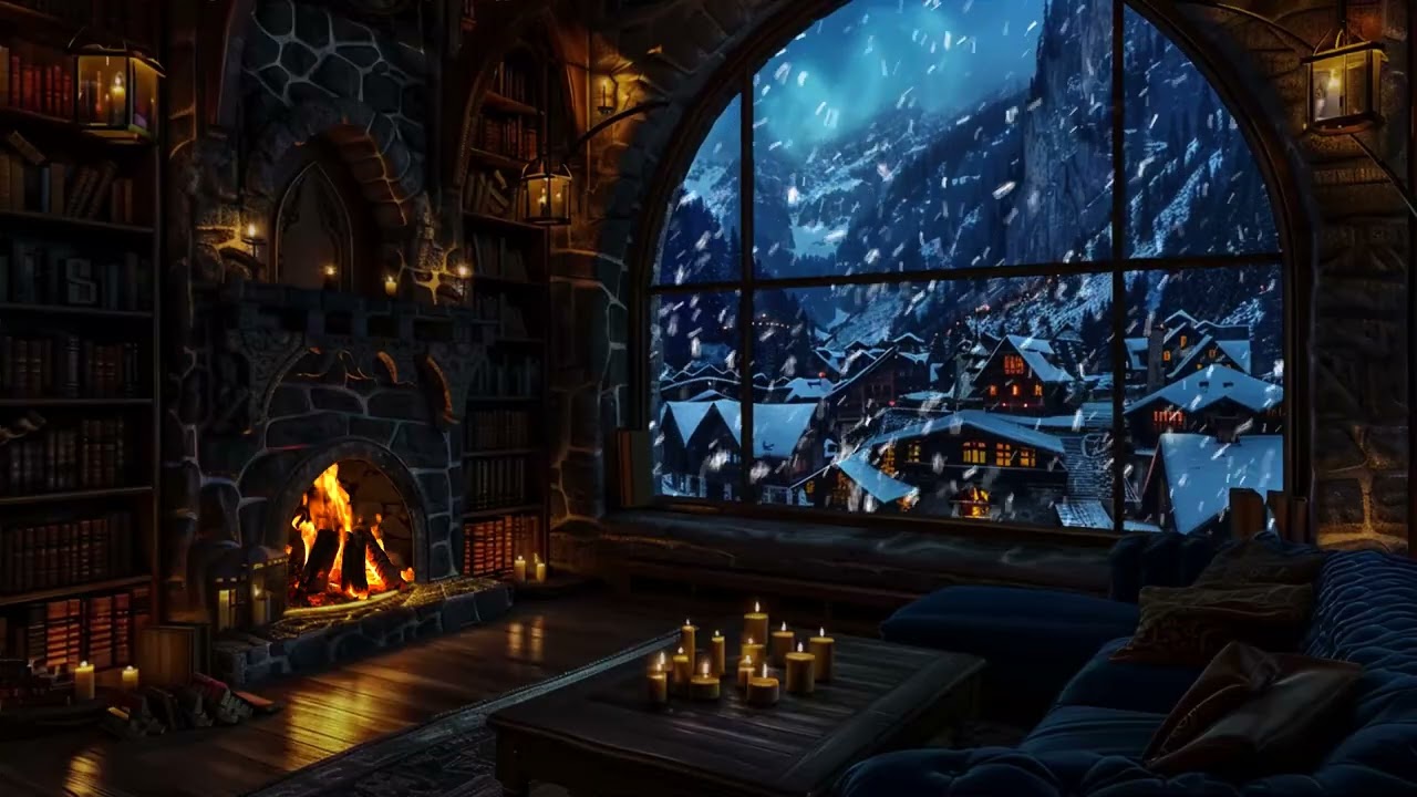 Snowbound Scholar Archive Hall | Concentration Soundscape for Deep Work and Focus