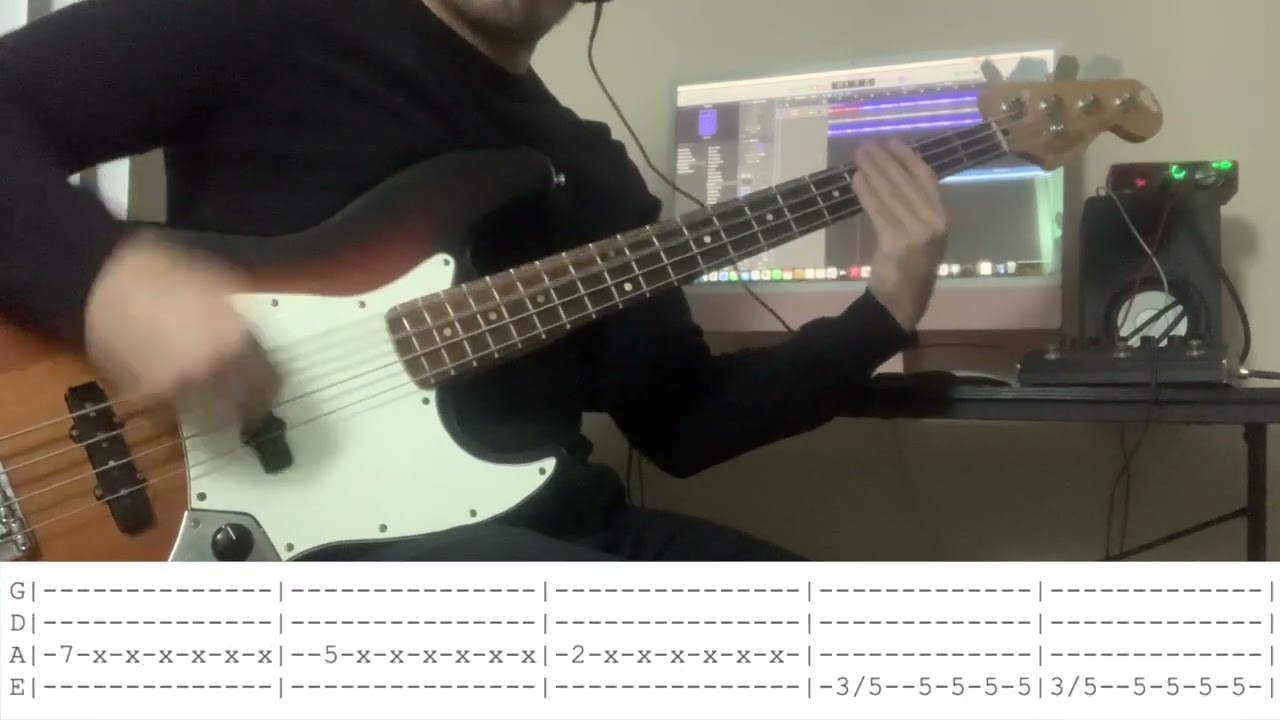 Black Flag - Rise Above (Bass Cover w/Bass Tabs)