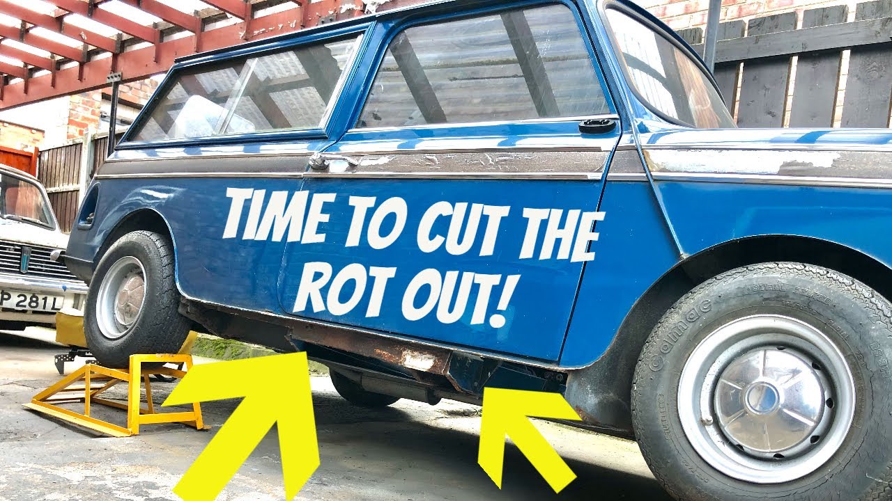 HOW MUCH GOOD METAL IS LEFT?? - SAVING A CLASSIC MINI CLUBMAN ESTATE