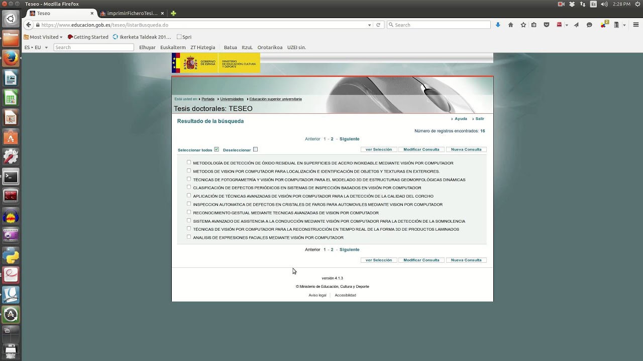Tesis Doctorales Teseo