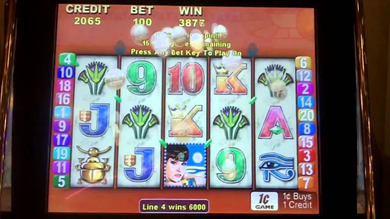 Queen of the Nile Slot Bonus - Aristocrat