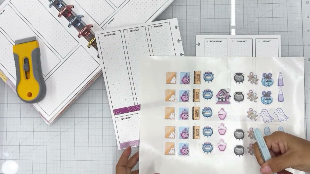 Planners Anon - For the Boos 2024 Halloween - Digital Kit - Cricut Washi Strips