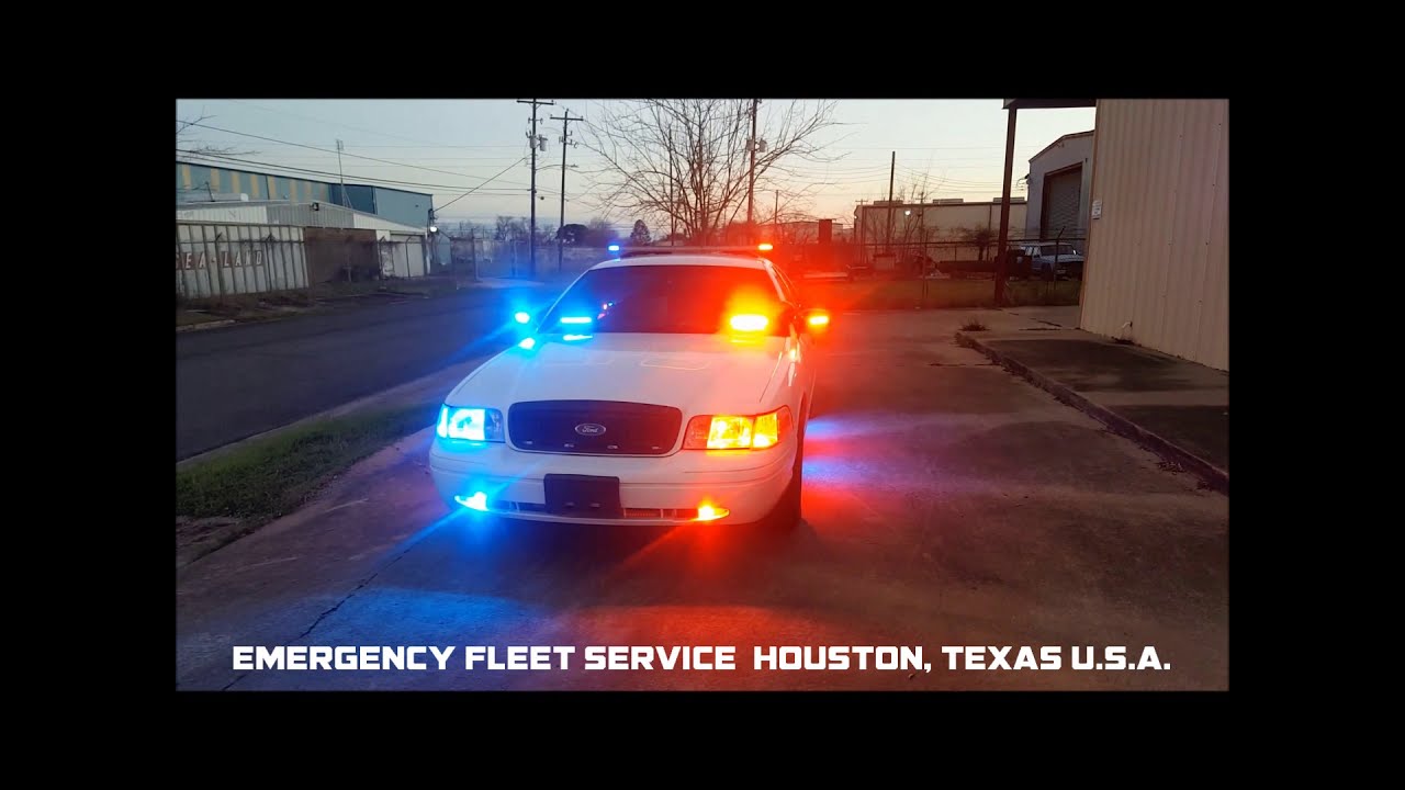 EFS Houston Feniex Industries DEMO Vehicle CVPI