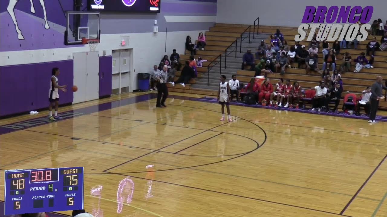 Bronco Boys Basketball Varsity Vs Crosby Cougars