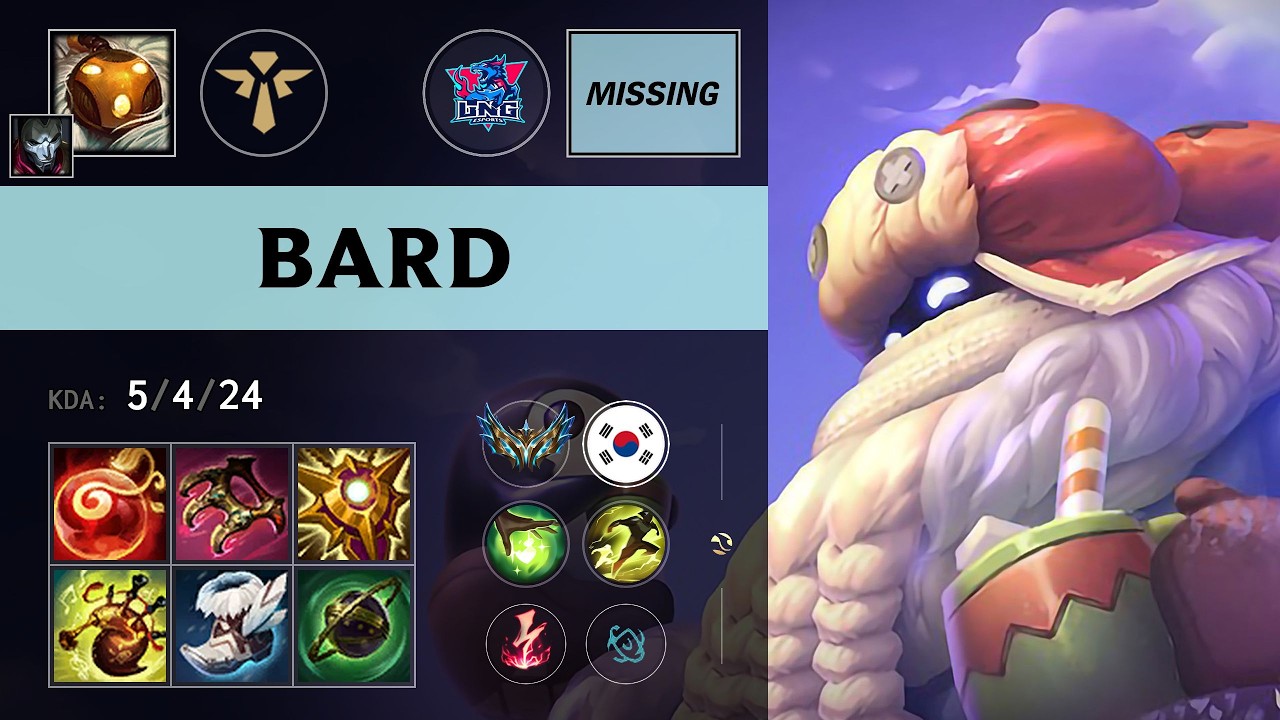 (LNG MISSING) Bard Support vs Camille (Ben) - KR Challenger Patch 26.13