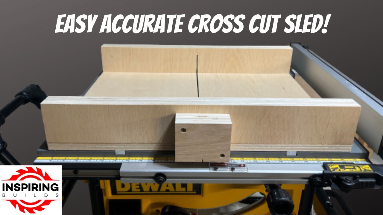 Table Saw Crosscut Sled for Beginners