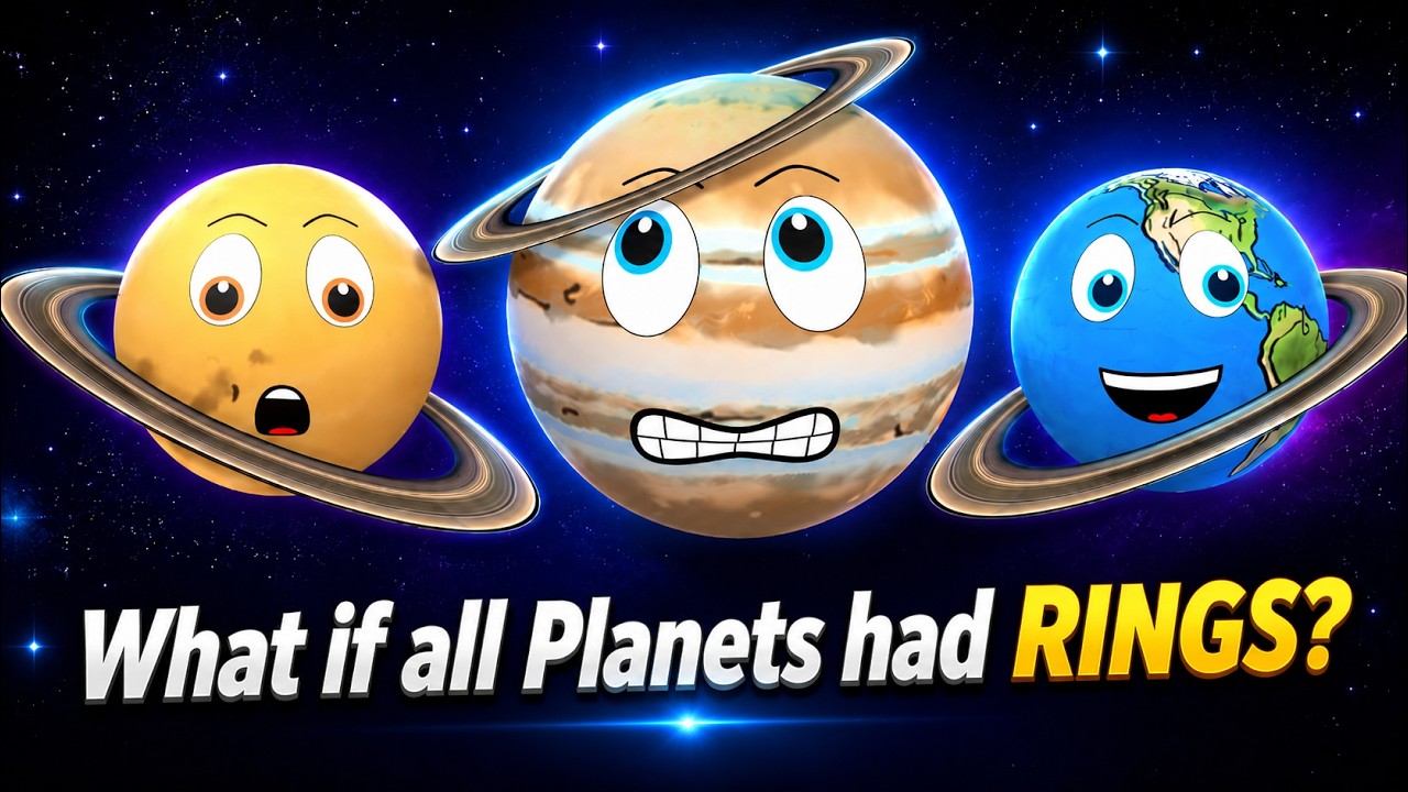 What if ALL planets had Rings | Solar System for Children | Planets for Kids