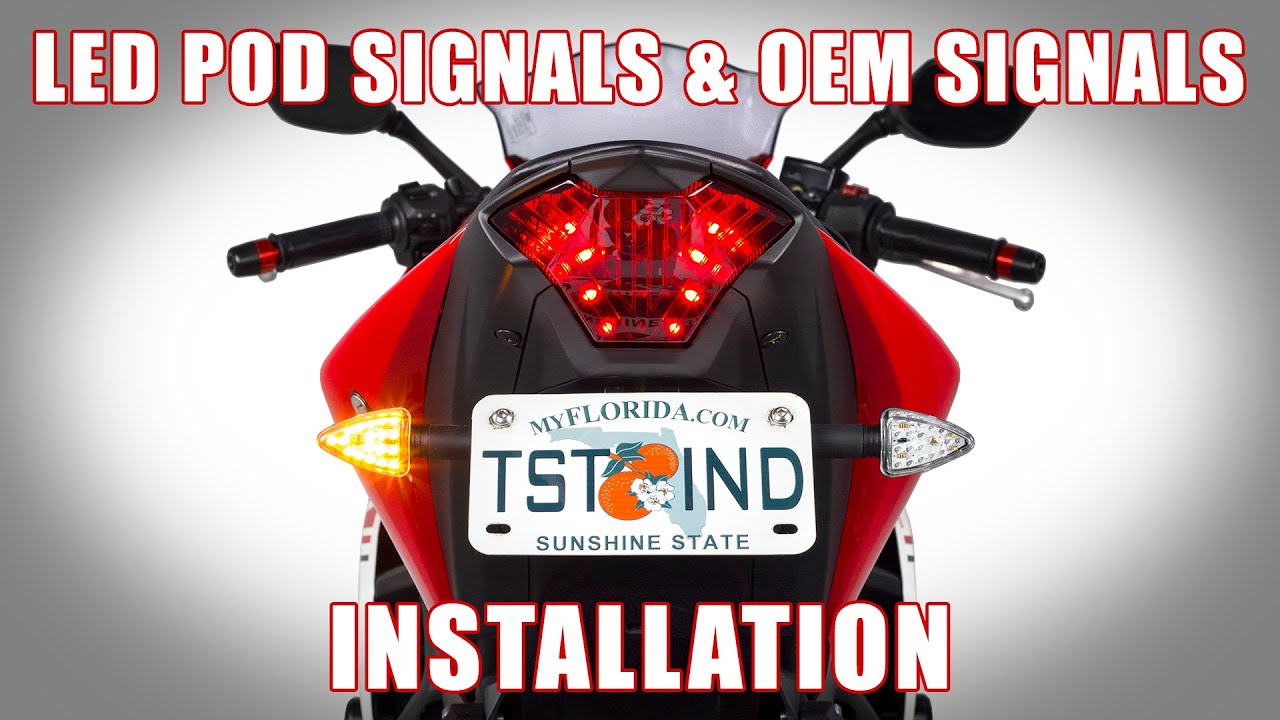 Part 2: How to install LED Pod Signals and OEM Signals on 2015+ Yamaha R3 by TST Industries
