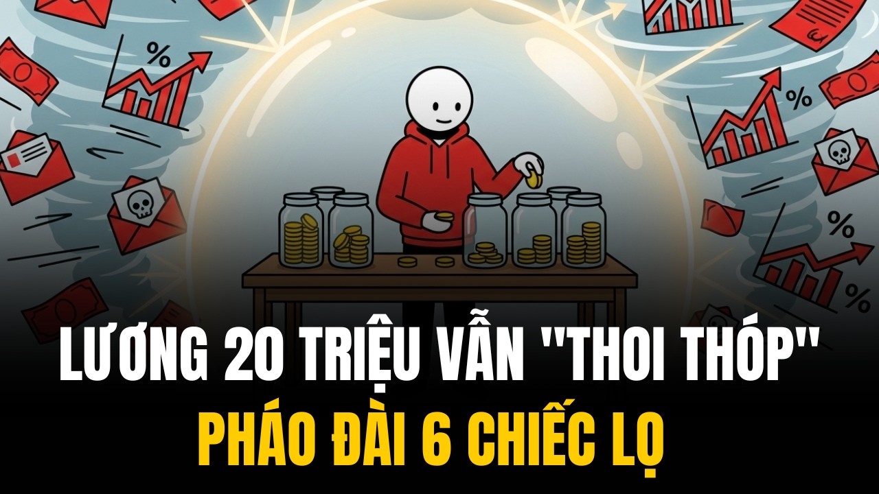 Lương 20 TRIỆU Vẫn KHÔNG ĐỦ SỐNG | Phương Pháp 6 CHIẾC LỌ Cứu Rỗi Ví Tiền Bạn