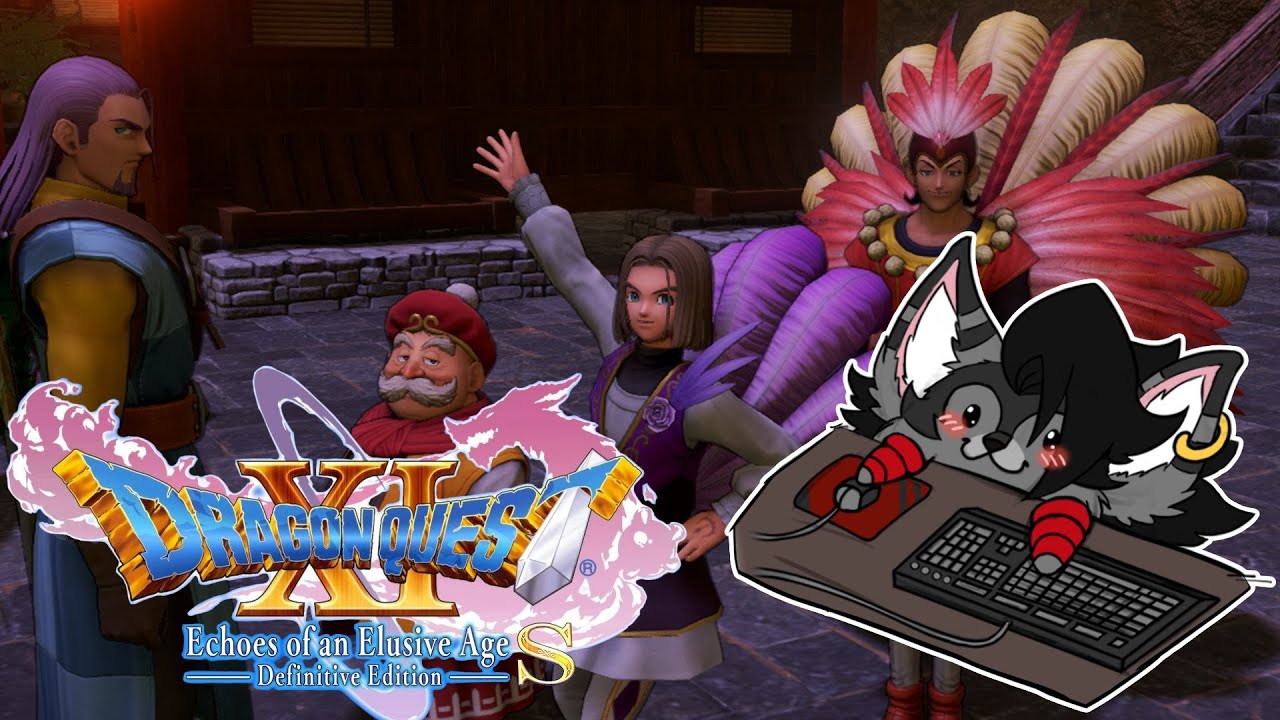 Dragon Quest XI com personagens BAITOLAS | Leon P.Wolf