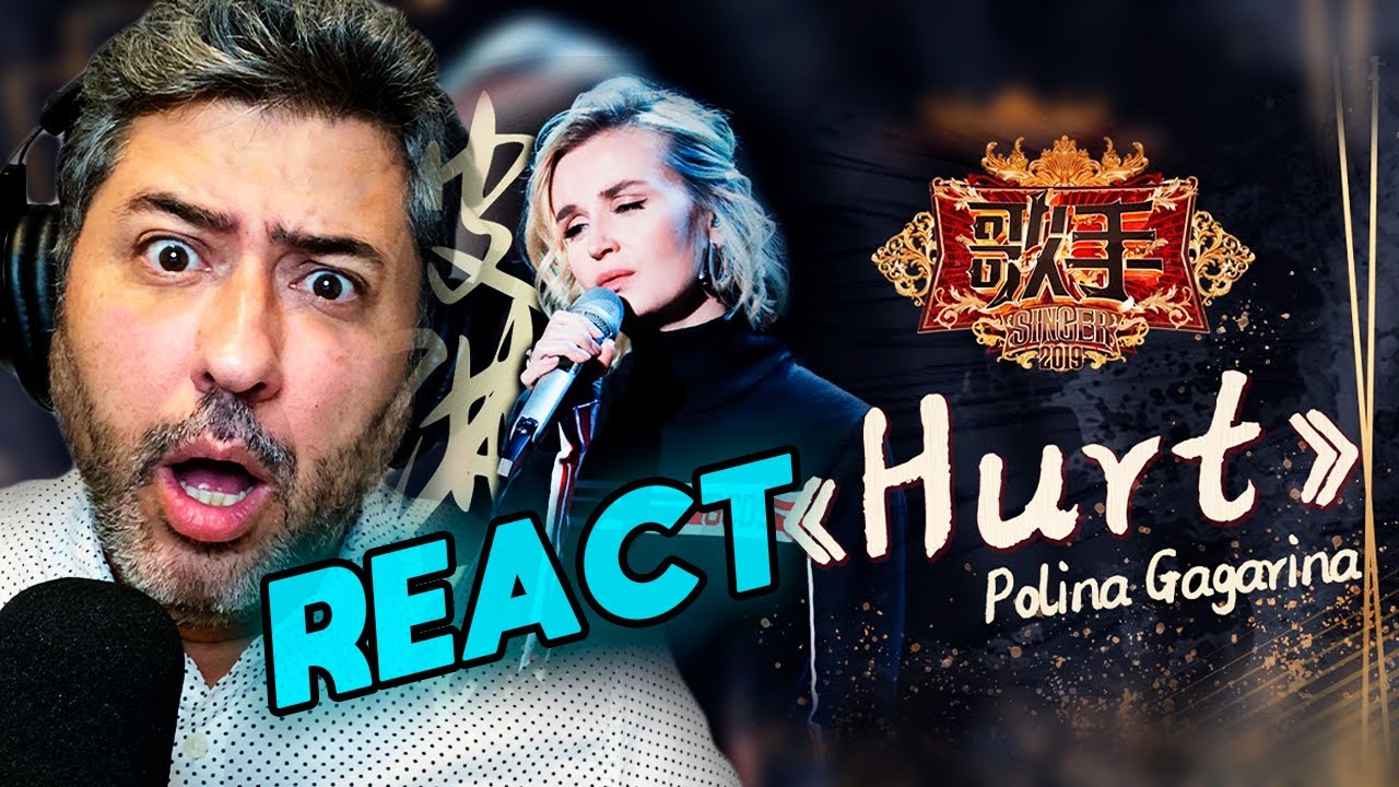 REAGINDO (REACT) a Polina Gagarina - Hurt | Análise Vocal por Rafa Barreiros