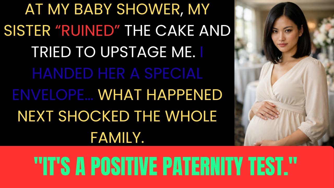 At My Baby Shower, My Sister Hijacked the Party. I Smiled… Then Exposed the Father....