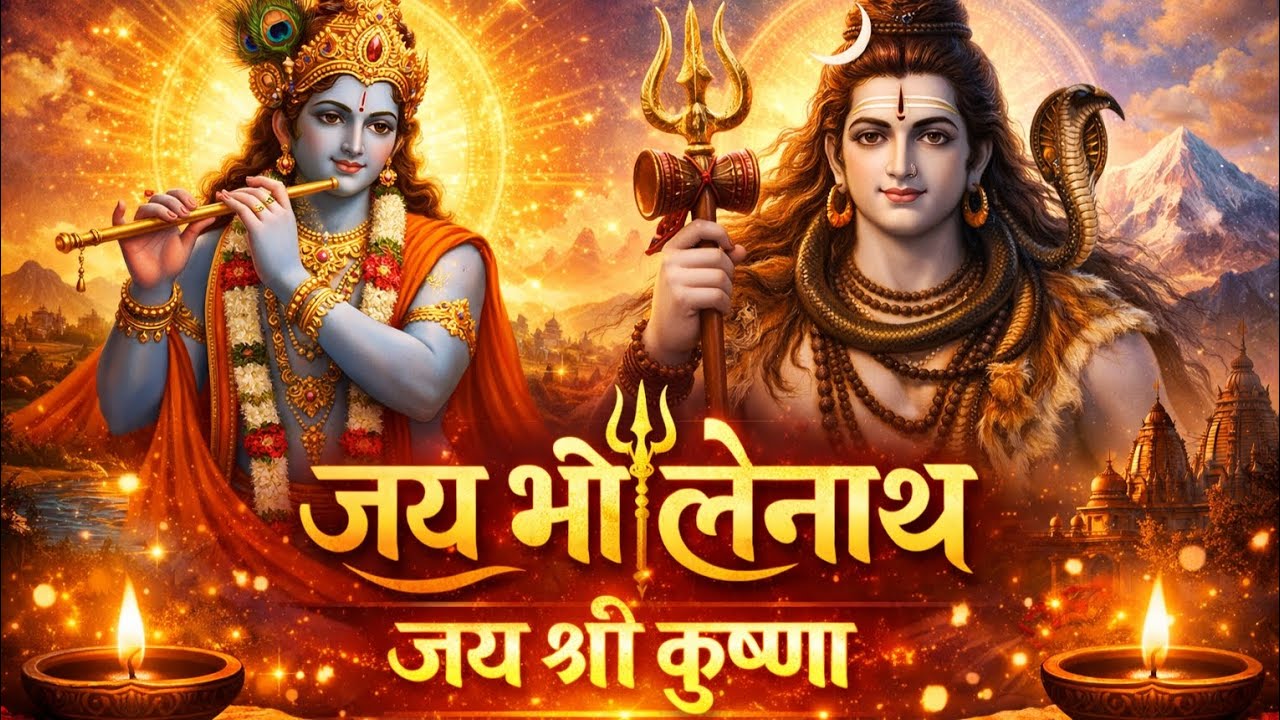 जय भोलेनाथ जय श्री कृष्ण | शिव कृष्ण भक्ति भजन 2026 | Powerful Devotional Song | Shiv Krishna Bhajan