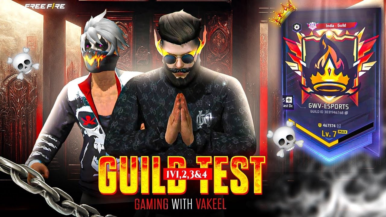 Guild Test Live 1v2...🔥Free Fire Live! #🚀@chyangba.1m @nsngamer04 🏹Free Fire