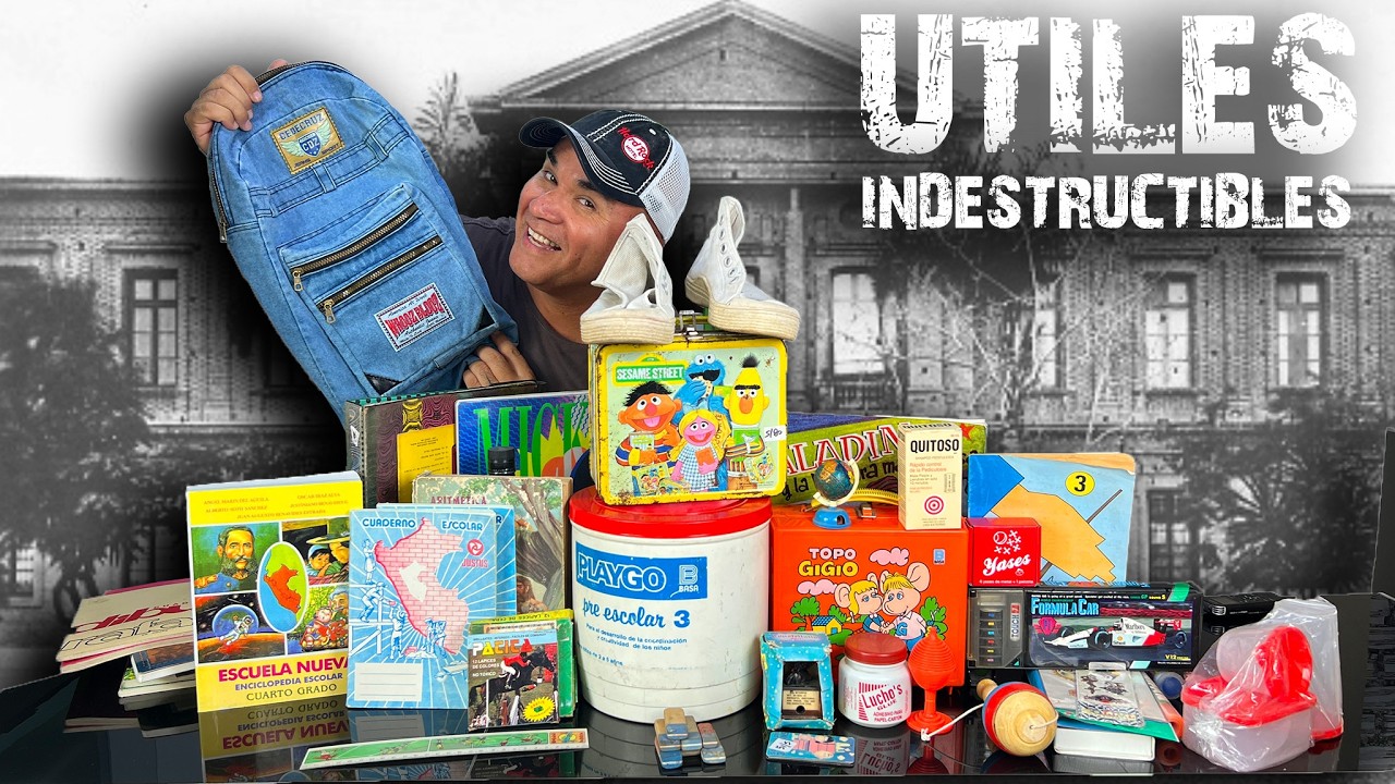 ASI ERAN LOS ÚTILES ESCOLARES ANTIGUOS ¿Eran mejores que los de ahora? | Dilo Nomás