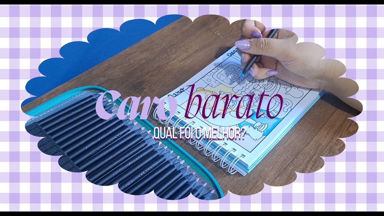 🔥 Caro vs Barato: qual lápis de cor vale MAIS a pena?