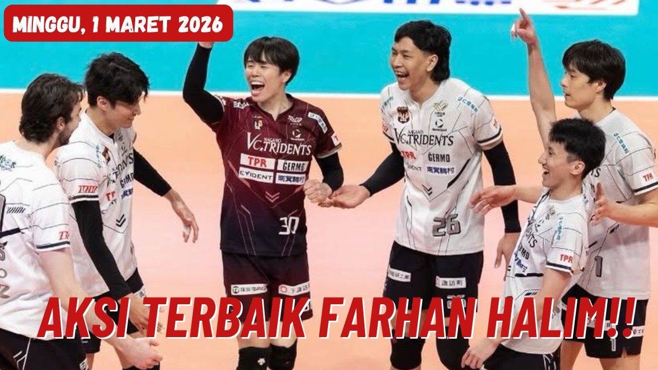 AKSI TERBAIK FARHAN HALIM MATCH 2 LAWAN NAGOYA