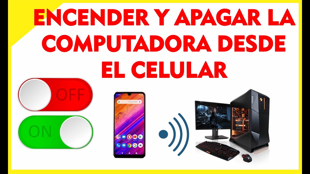 Como Encender y Apagar la Computadora desde el Celular Android, fácil y rápido