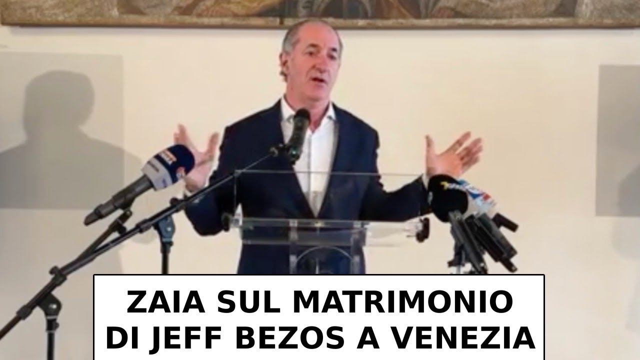 ZAIA SUL MATRIMONIO DI BEZOS A VENEZIA
