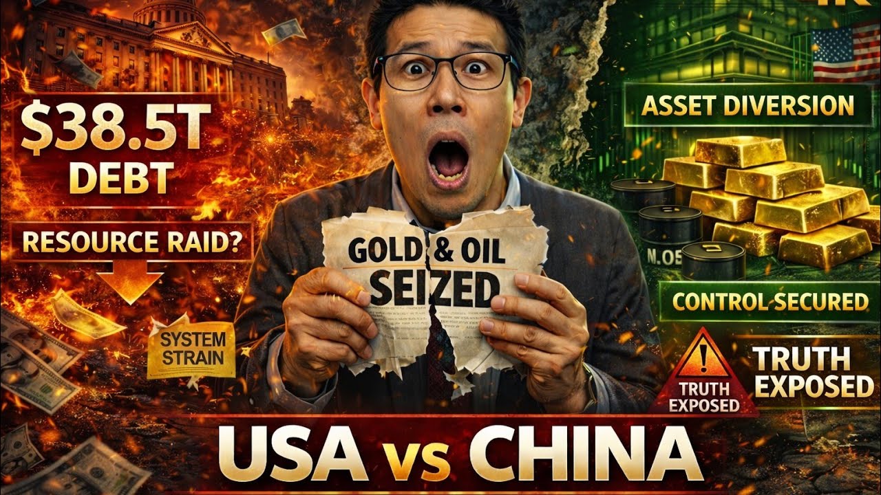 $38.5 Trillion Crisis Why the US Just Diverted $2 Billion in Gold-Oil From China 