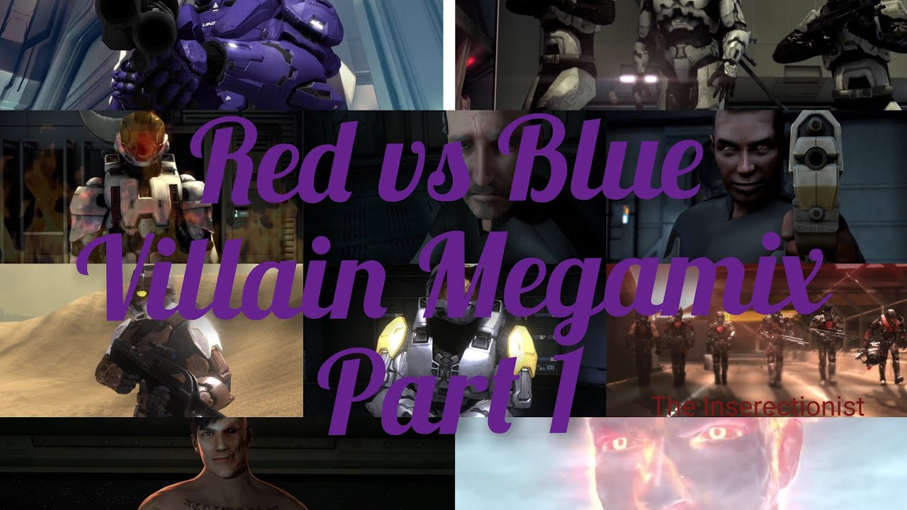 Red vs Blue Villain Megamix (part 1)