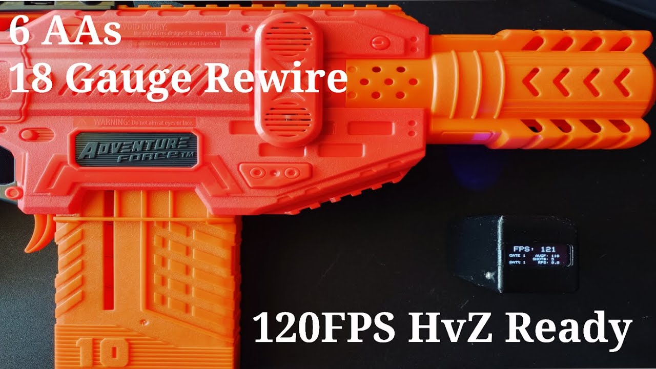 Adventure Force Spectrum Mod: 120FPS on 6 AAs!