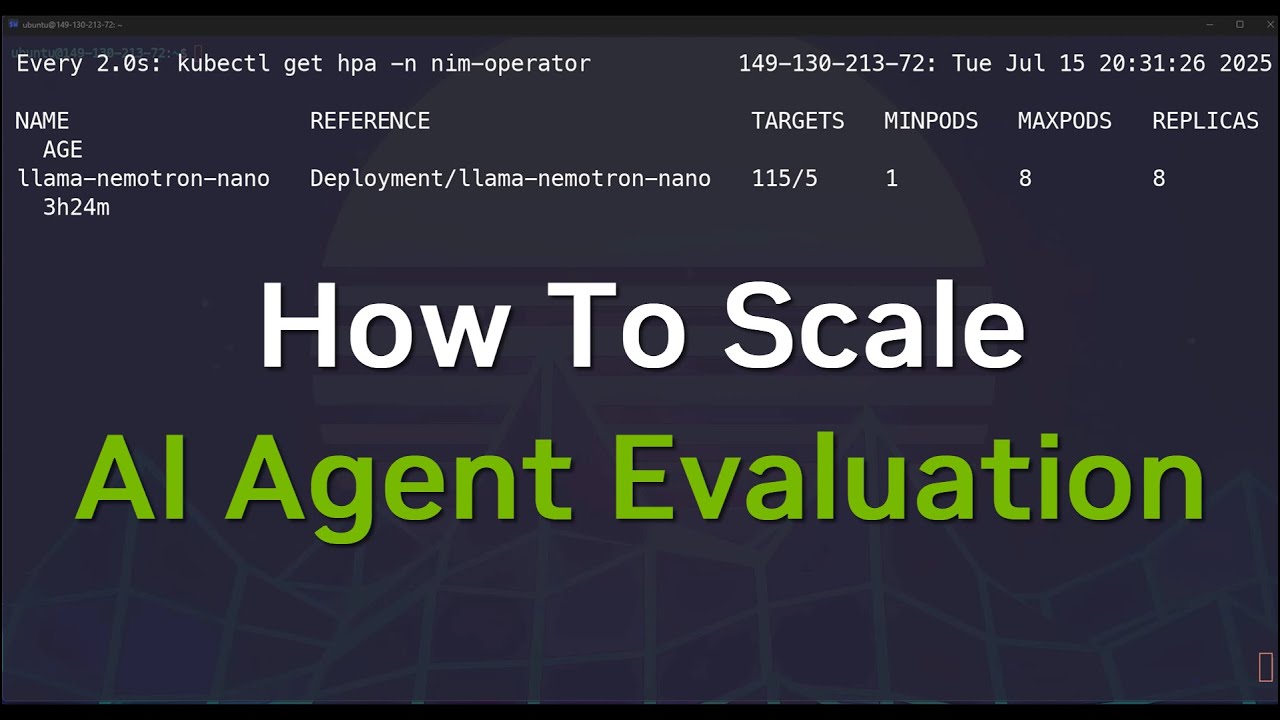 Scale AI Agent Evaluation with NVIDIA NeMo Evaluator LLM-as-a-Judge